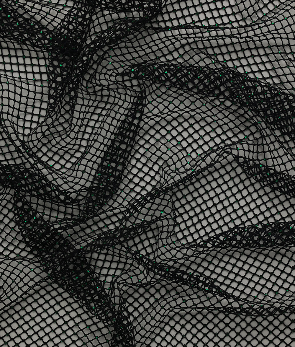 Eisley Rhinestone Embroidery Fabric (N-22DY12011)