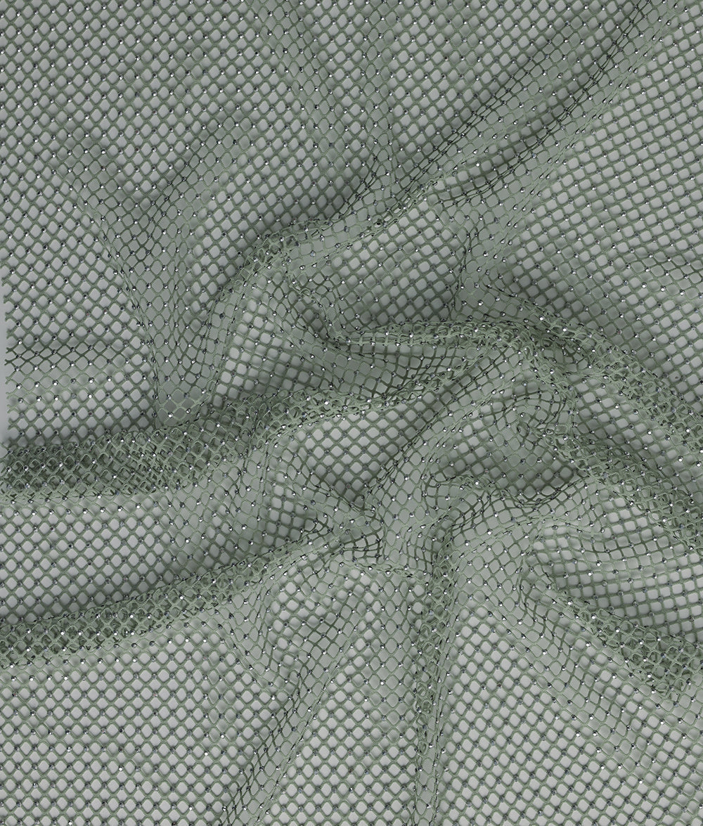 Eisley Rhinestone Embroidery Fabric (N-22DY12011)