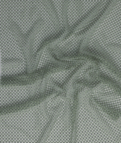 Eisley Rhinestone Embroidery Fabric (N-22DY12011)