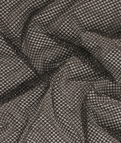 Eisley Rhinestone Embroidery Fabric (N-22DY12011)