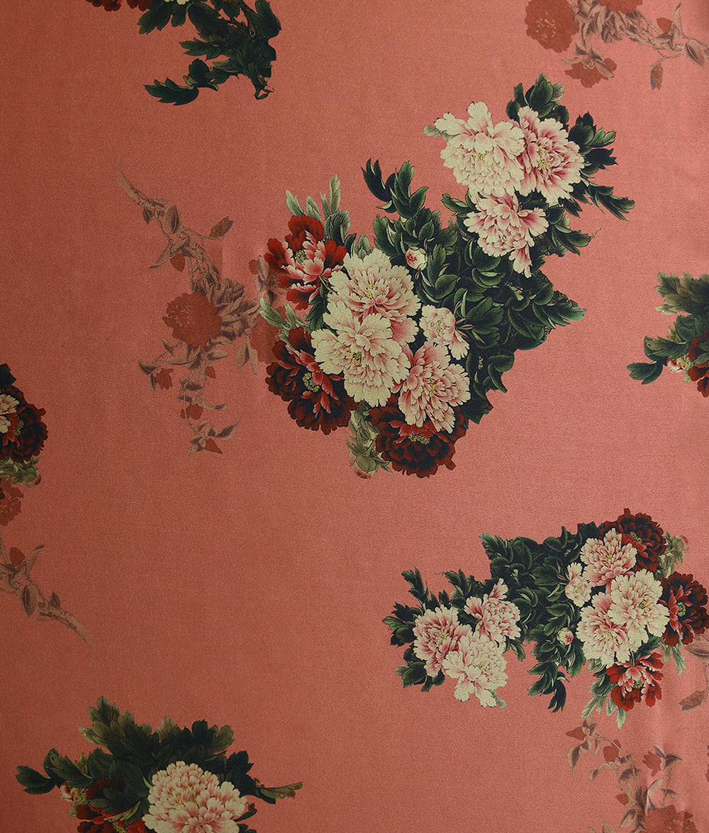 Brielle Floral Printed Satin (DT068)