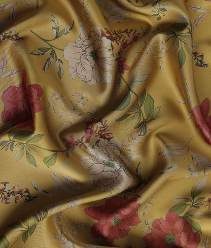 Marlena Floral Printed Satin (DT813)