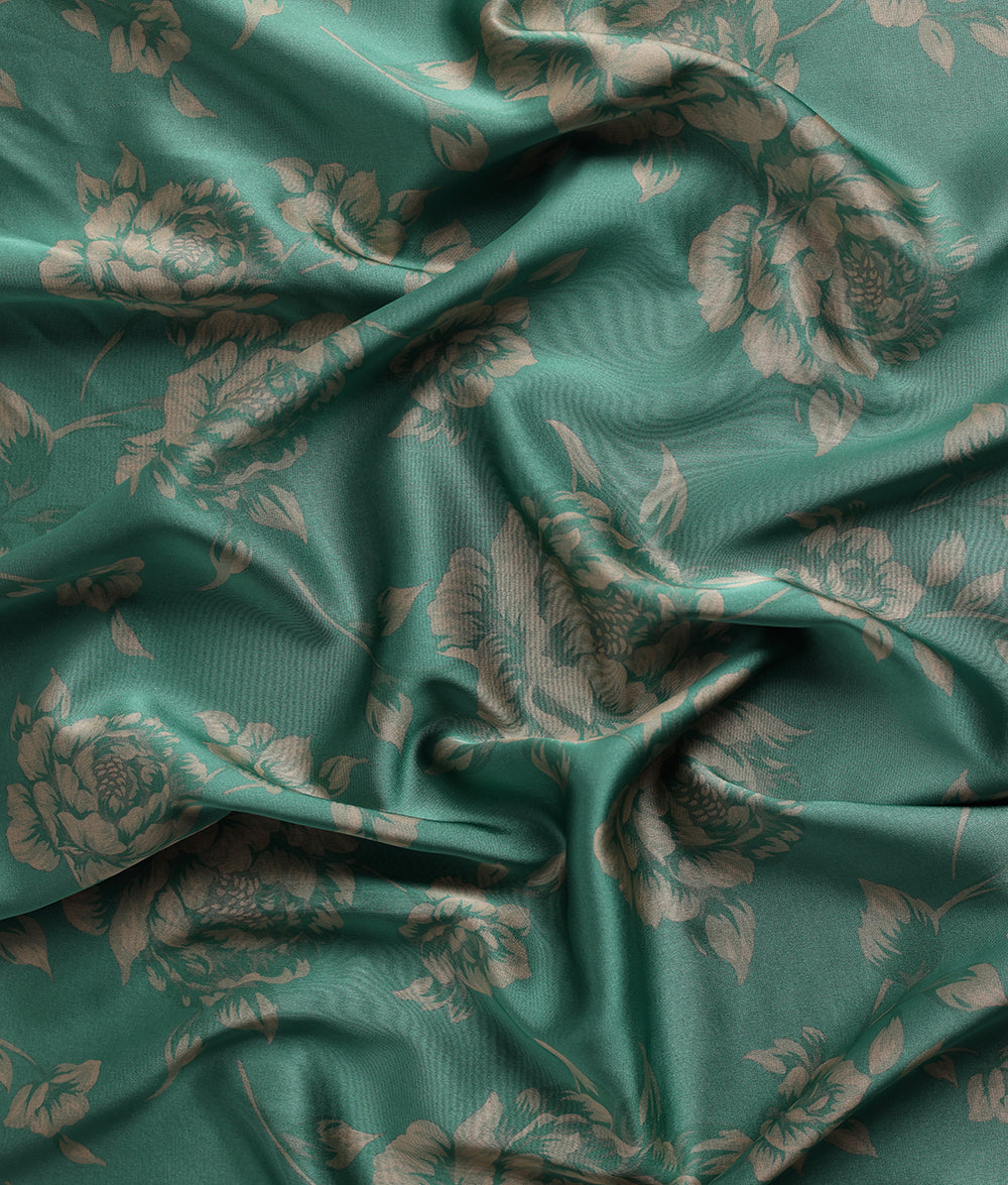 Rosi Floral Printed Satin (DT461)
