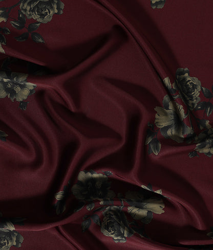 Adelina Floral Printed Satin (SC010)