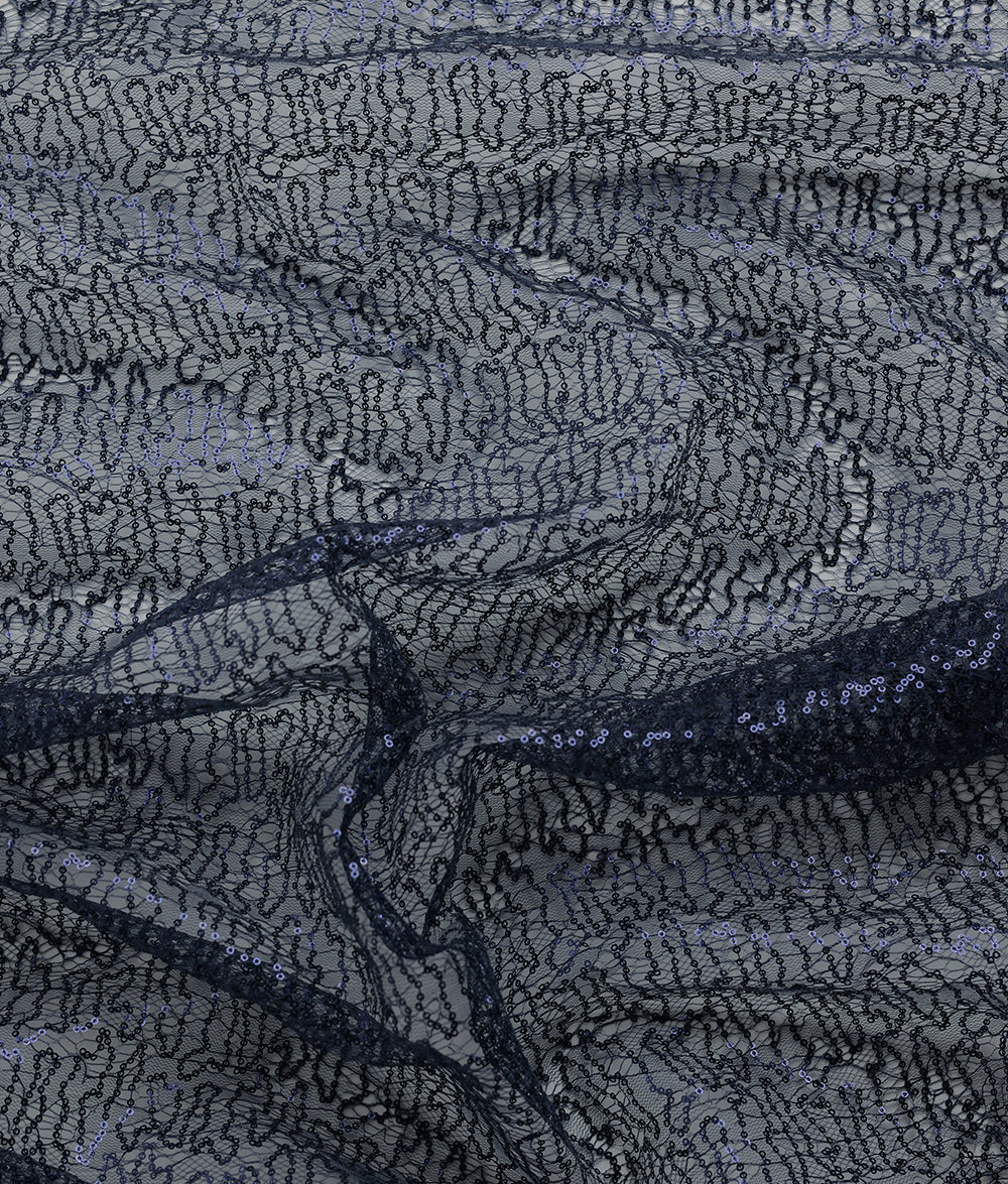 Mercy Sequins and Thread Embroidery Fabric