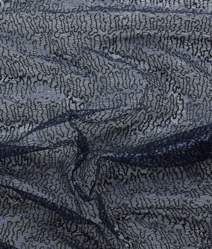 Mercy Sequins and Thread Embroidery Fabric