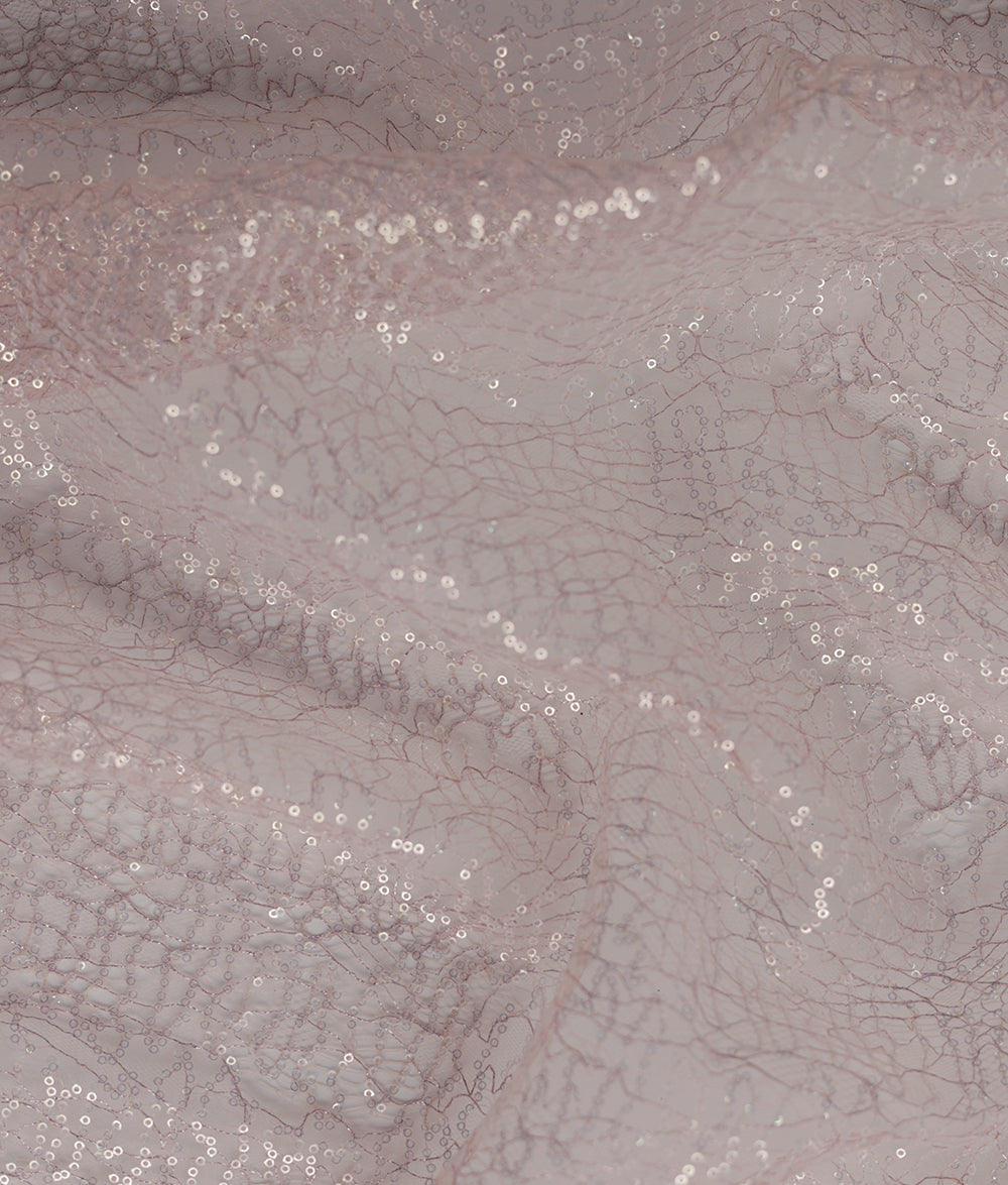 Mercy Sequins and Thread Embroidery Fabric (N#J03197)