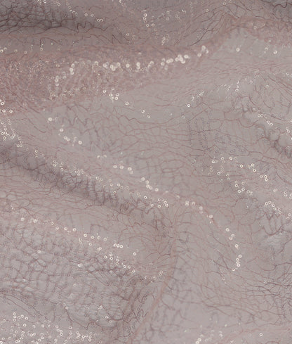 Mercy Sequins and Thread Embroidery Fabric (N#J03197)
