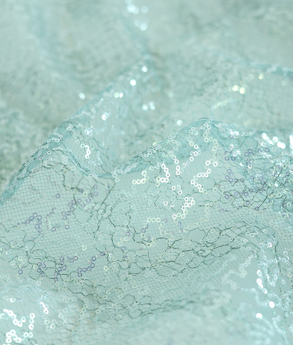 Mercy Sequins and Thread Embroidery Fabric