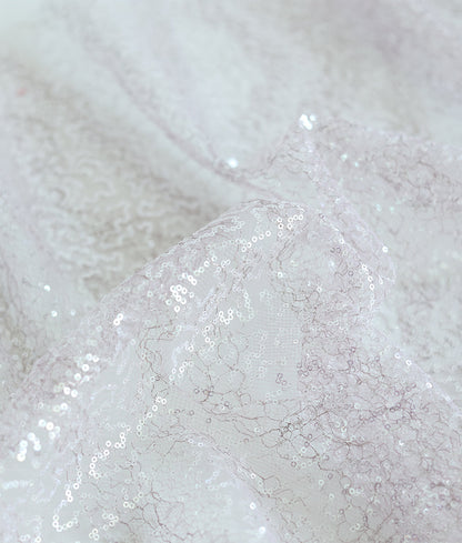 Mercy Sequins and Thread Embroidery Fabric