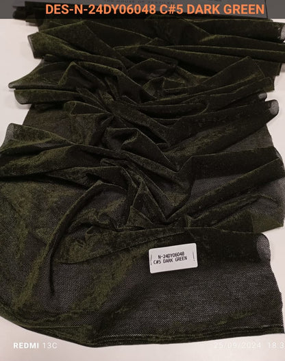 Fiorella Knitted Velvet Feel Fabric (N-24DY06048 C)