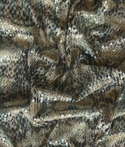 Hibo Sequins Embroidery Fabric