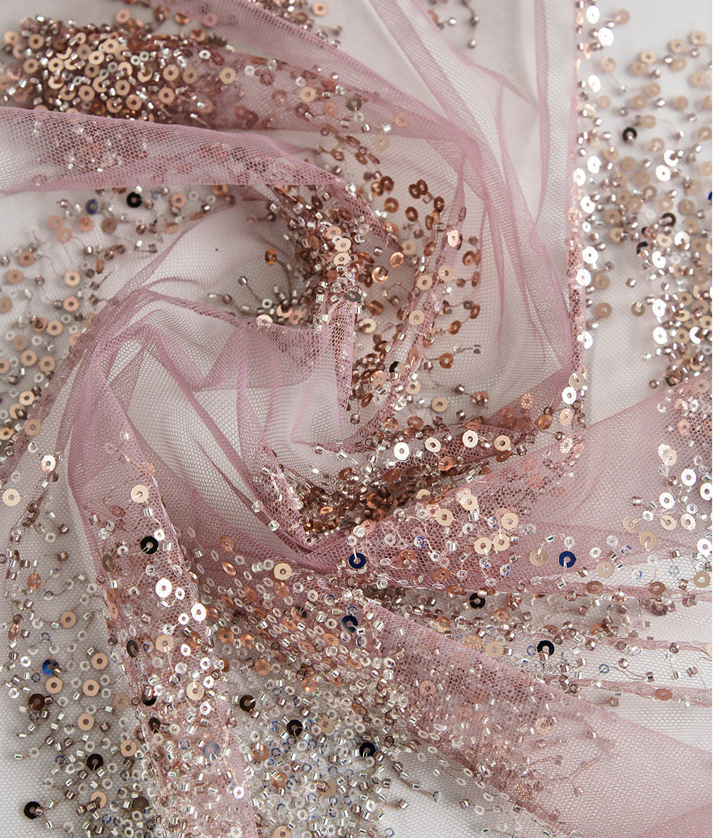 Olexa Sequins Embroidery Fabric