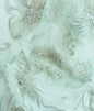 Jade Floral Embroidery Fabric