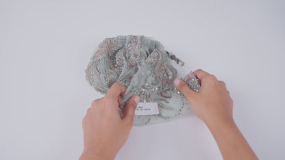 Nevaeh Sequins and Beads Embroidery Fabric (N-CHB97)